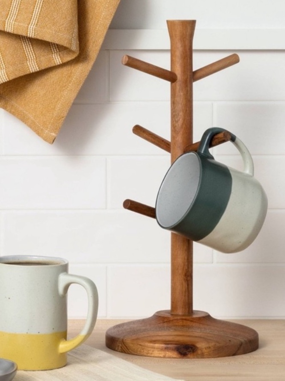Hearth & Hand with Magnolia Wooden Mug Rack